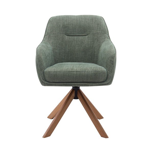 Set de scaune de sufragerie verde 2 buc. tapițat Avola – Unique Furniture-image-4