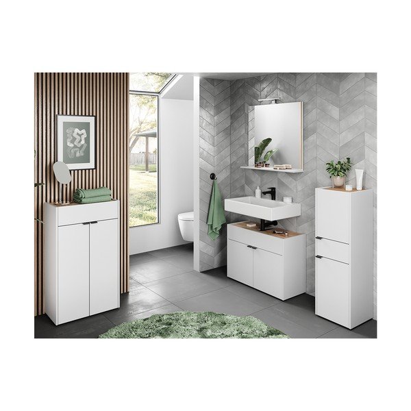 Set mobilă de baie alb Forano – Germania-image-2