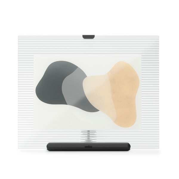 Ramă foto neagră cu picior de susținere din sticlă 19x23 cm Flute – Umbra-image-2