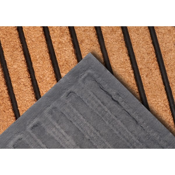 Covoraș de intrare din fibre de nucă de cocos 45x75 cm Striped – Hanse Home-image-4