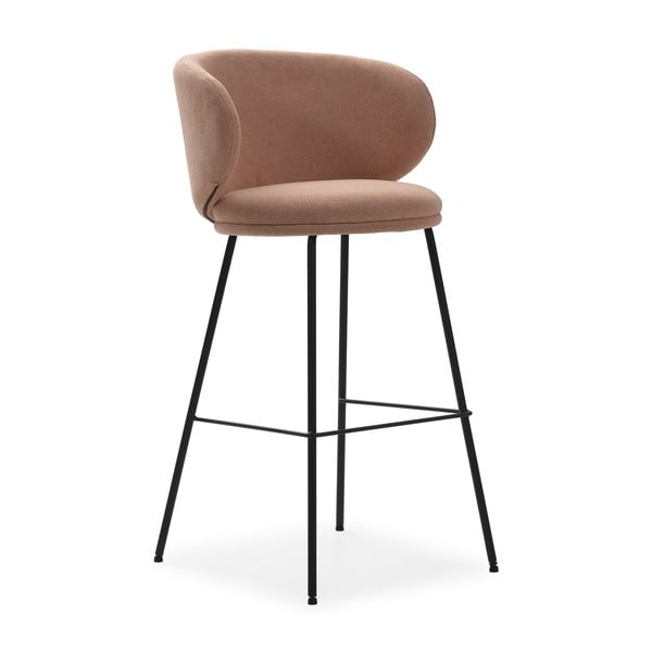 Scaune de bar roz-deschis 2 buc. (înălțime șezut 65 cm) Rush – Marckeric