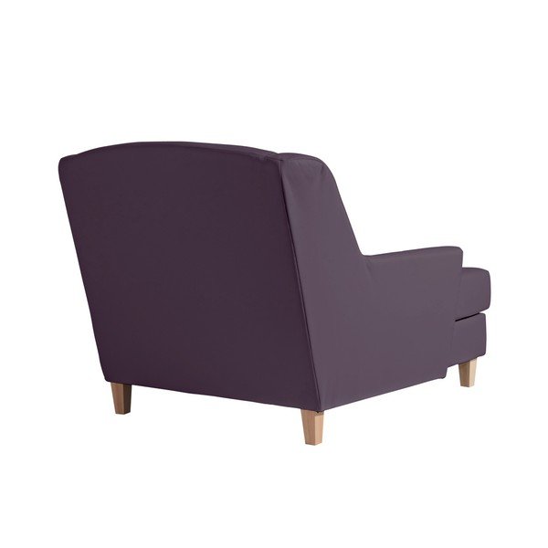 Șezlong din imitație de piele Max Winzer Judith, violet-image-3
