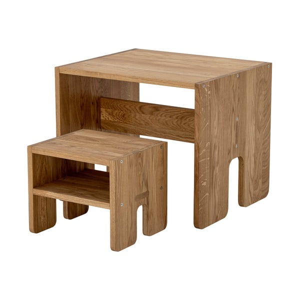 Scaun pentru copii din lemn  de stejar Bar – Bloomingville-image-2