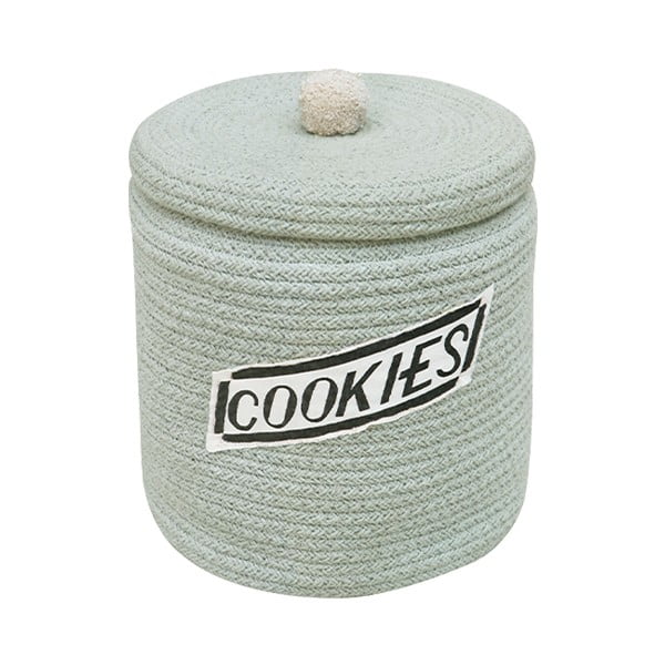 Coș de jucării pentru copii albastru deschis din material textil ø 20x26 cm Cookie Jar – Lorena Canals
