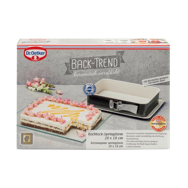 Formă de copt din oțel cu suprafață ceramică Dr. Oetker, 28 x 18 cm-image-2