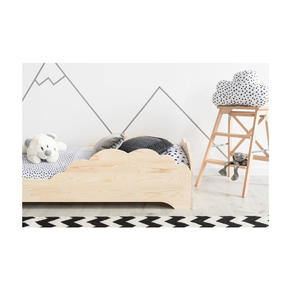 Pat din lemn de pin pentru copii Adeko BOX 9, 90 x 160 cm-image-3