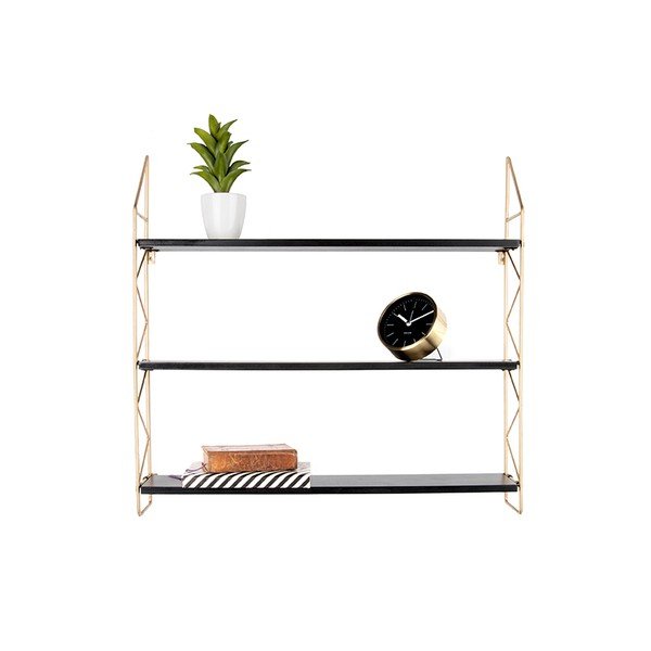 Organizator de perete PT LIVING Zig Zag, auriu-image-1