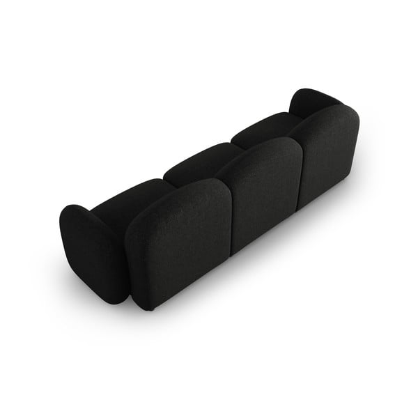Canapea neagră 272 cm Blair – Micadoni Home-image-4
