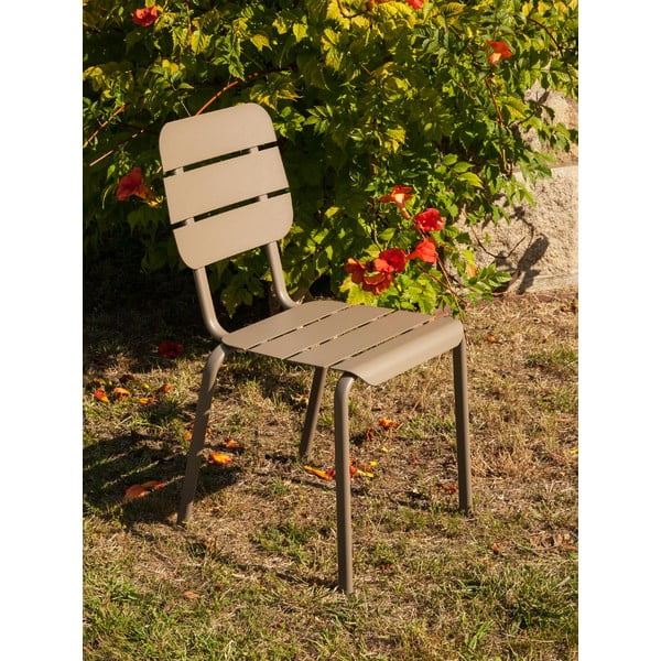 Set de dining pentru grădină verde/maro din metal pentru 8 persoane Alicante - Ezeis-image-1