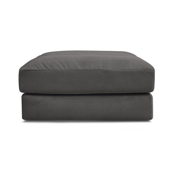 Taburet negru cu tapițerie din catifea Sierra – Bobochic Paris