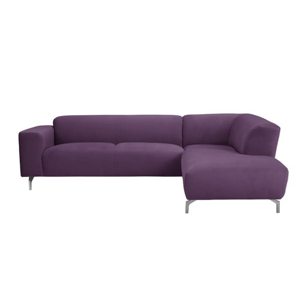 Canapea colţar Windsor & Co Sofas Orion, partea dreaptă, violet