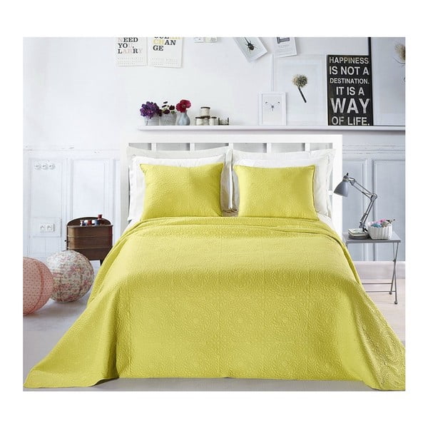 Set pentru dormitor din microfibră DecoKing Elodie, 240 x 260 cm, verde deschis-image-1