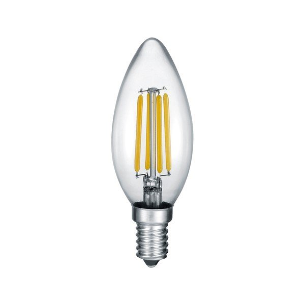 Bec LED/cu filament E14, cu lumină albă caldă 2 W Kerze – Trio