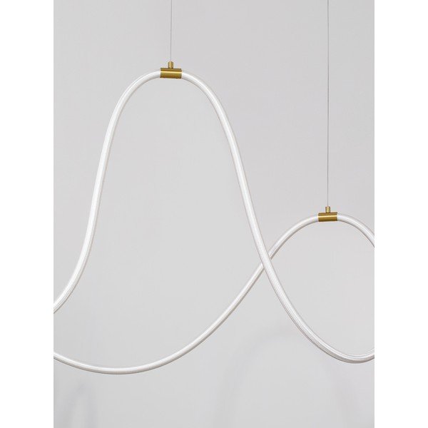 Lustră aurie LED cu intensitate reglabilă din oțel Cerelia – Nova Luce-image-2
