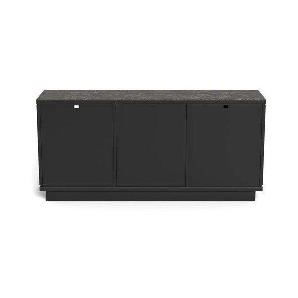 Comodă neagră din MDF 160x75x40 cm Tribeca – Actona-image-4