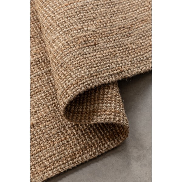 Covor tip traversă în culoare naturală din iută 80x200 cm Bouclé – Hanse Home-image-3