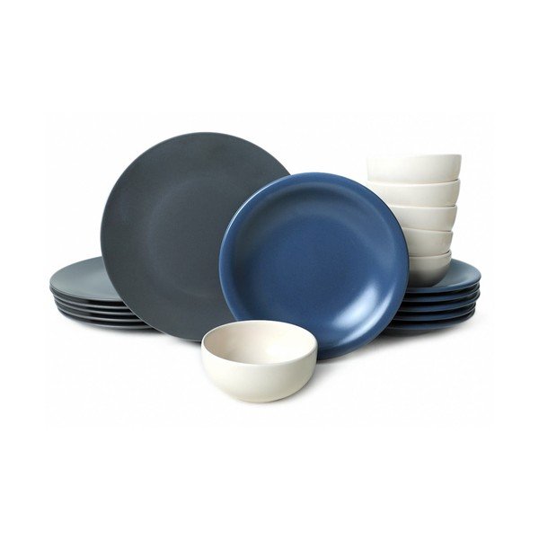 Serviciu de masă 18 buc. din ceramică – Hermia