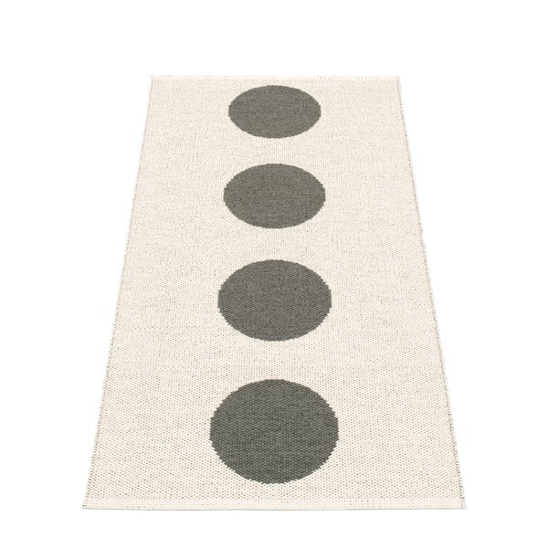 Covor tip traversă pentru interior și exterior gri închis 70x150 cm Vera Charcoal – Pappelina-image-1