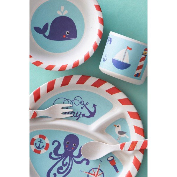 Set de veselă pentru copii 5 buc. din bambus Eden – Premier Housewares-image-2