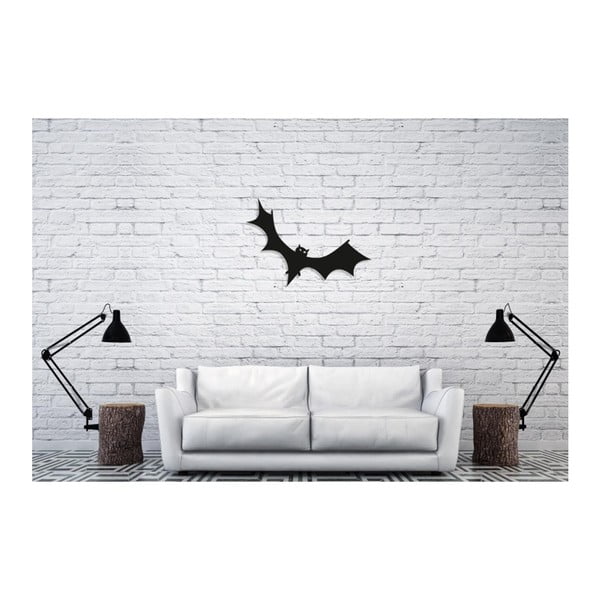 Decoraţiune perete Oyo Concept Bat, 35 x 50 cm, negru