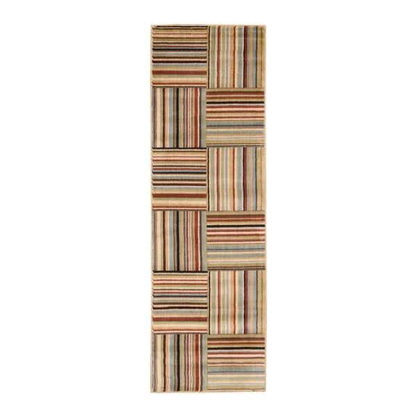 Covor Nourtex Modesto Mondrian Squareo Lungo, 229 x 69 cm