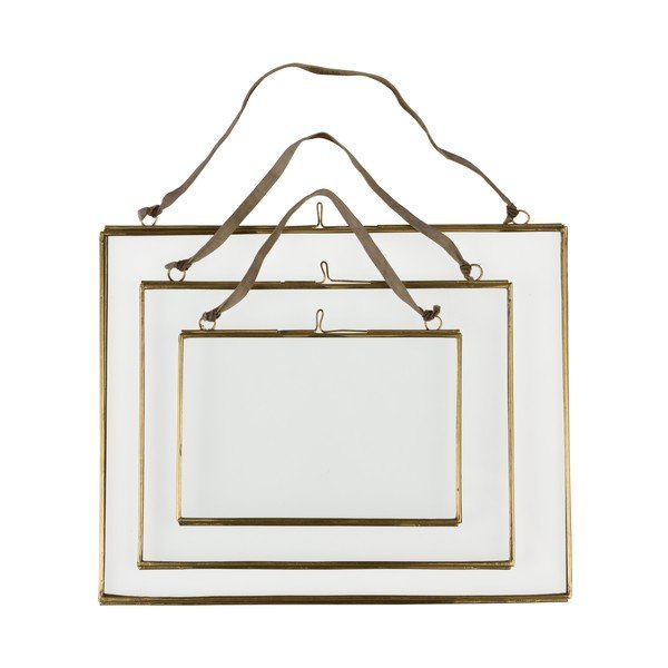 Ramă foto aurie de agățat din metal 15x10 cm – Rex London-image-3