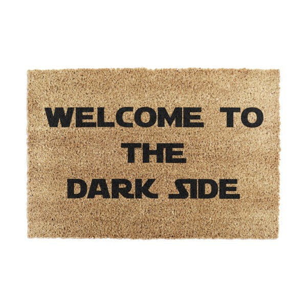Covoraș de intrare din fibre de nucă de cocos 40x60 cm Welcome to the Darkside – Artsy Doormats