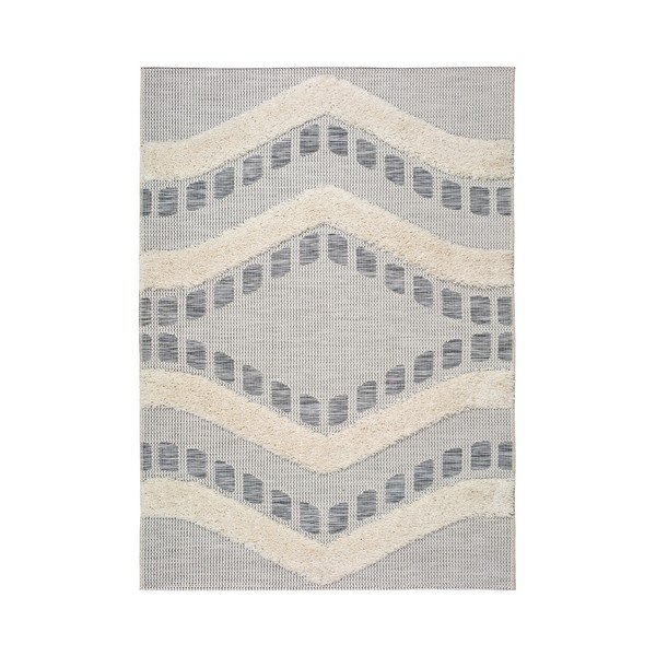 Covor Universal Cheroky Harto, 155 x 230 cm, alb - gri