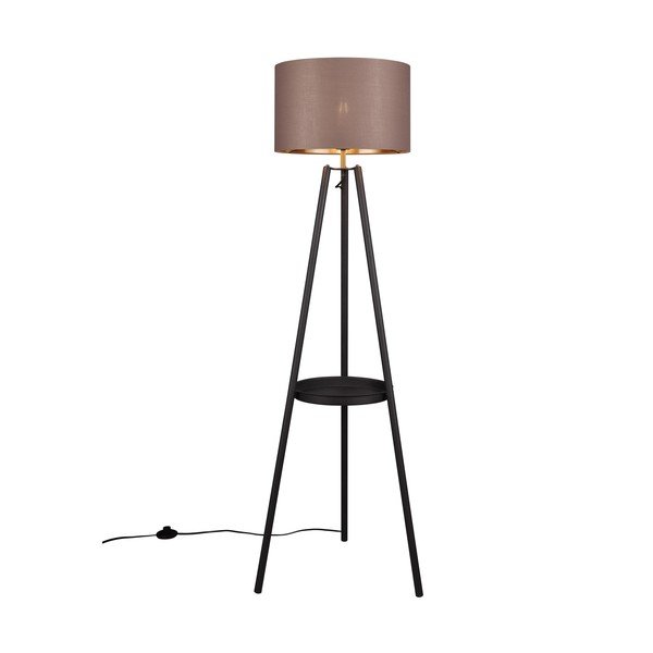 Lampadar negru cu raft (înălțime 152 cm) Colette – Reality-image-2