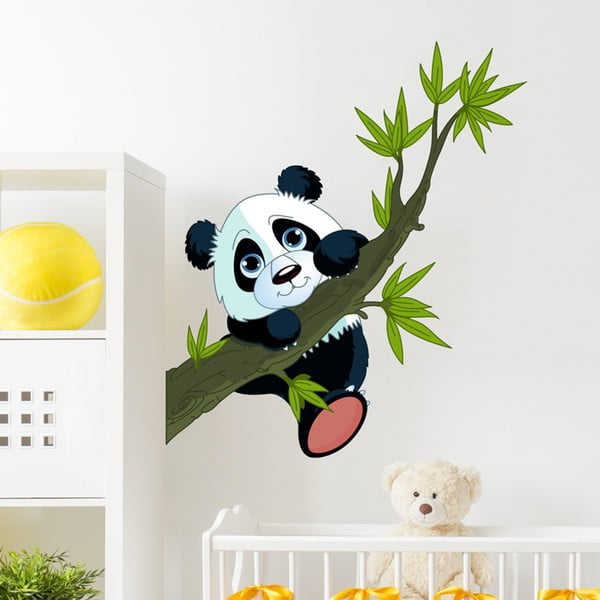 Autocolant pentru perete Ambiance Panda On Branches
