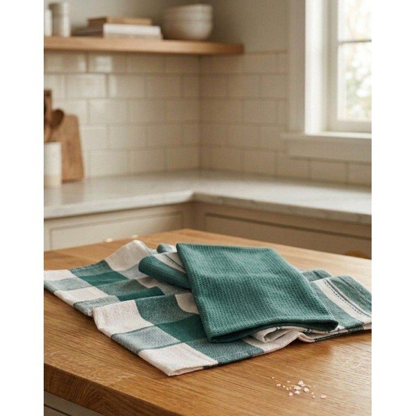 Prosoape de vase 3 buc. din bumbac 45x70 cm Vafle – JAHU collections-image-1