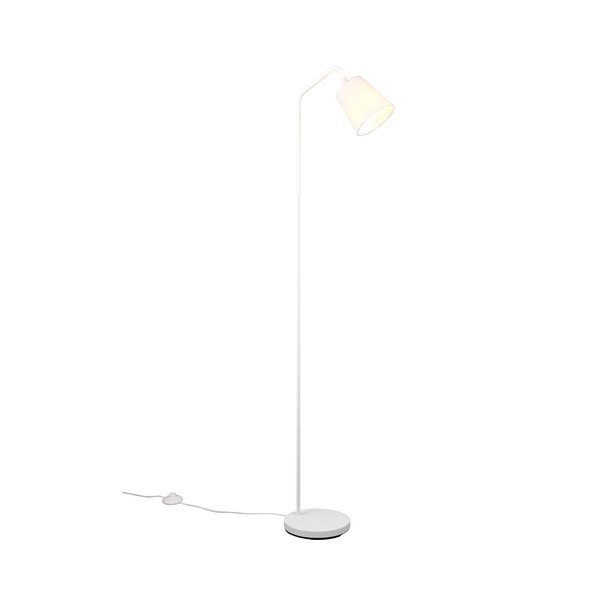 Lampadar alb cu abajur textil (înălțime 148 cm) Buddy – Reality-image-1