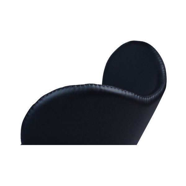 Fotoliu din piele ecologică DAN-FORM Denmark Butterfly, negru-image-3