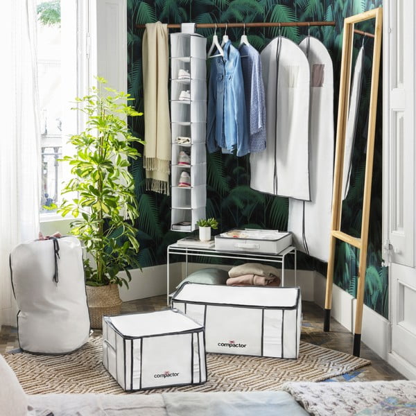 Husă pentru îmbrăcăminte Compactor Suit Bag White, alb-image-3