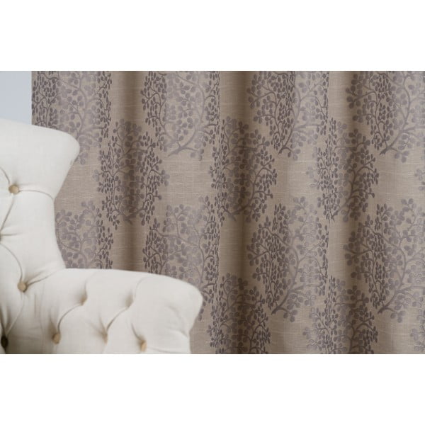 Draperie gri-maro 140x245 cm Kansai – Mendola Fabrics-image-3