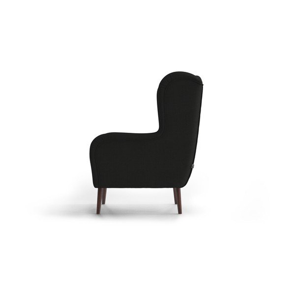Fotoliu cu spătar înalt My Pop Design Muette, negru-image-4