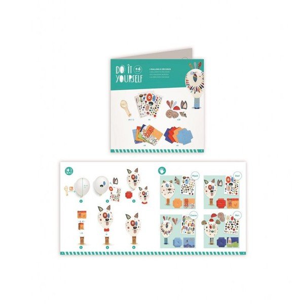 Set DIY pentru copii Djeco DIY „Baloane drăguțe”-image-3