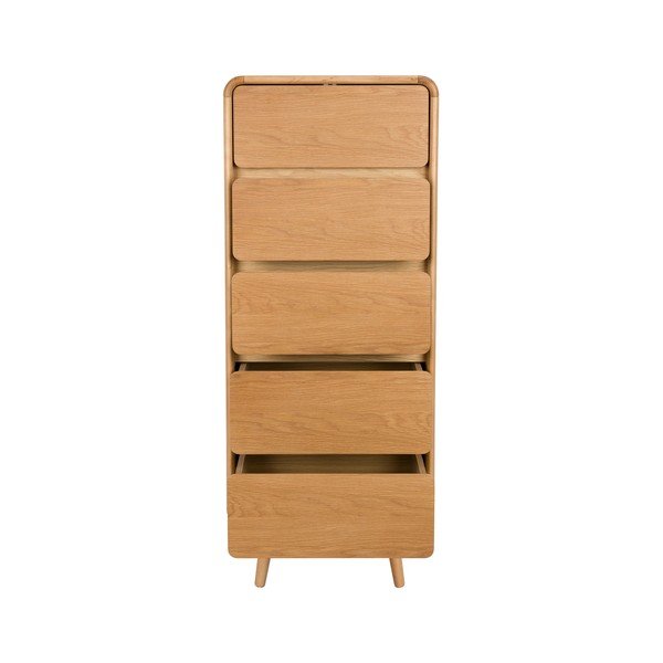 Comodă în culoare naturală din lemn de frasin 45x112x40 cm Rise – Zuiver-image-2