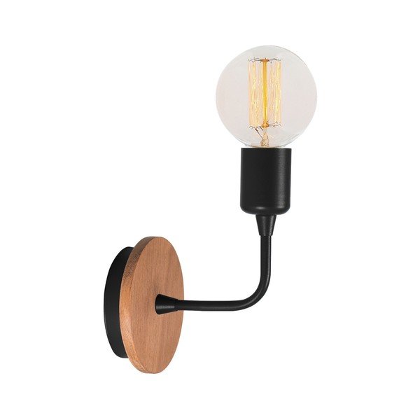 Aplică Homemania Decor Simple Drop, negru-natural-image-2