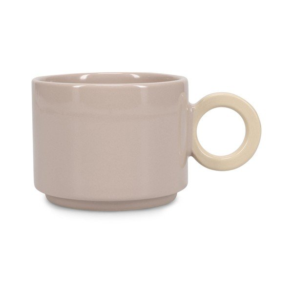 Cană gri din gresie ceramică 280 ml Lou – ONA