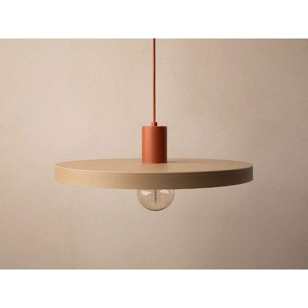 Lustră bej din metal ø 40 cm Ori – Micadoni -image-2