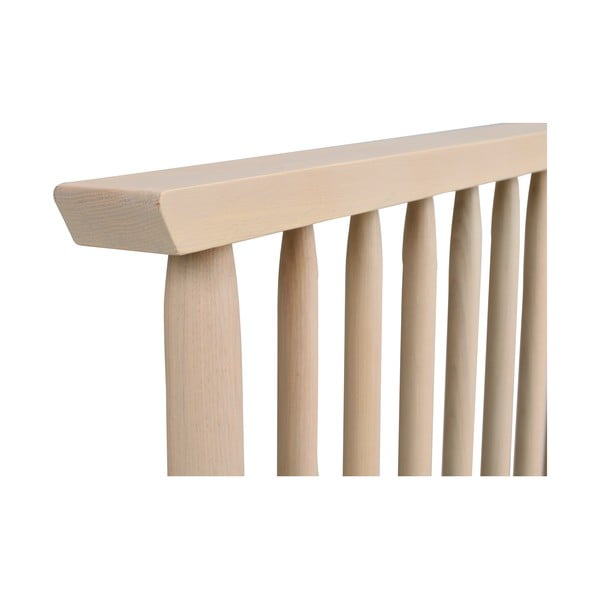 Tăblie de pat în culoare naturală din lemn masiv de stejar 194x84 cm Riggins - Rowico-image-4