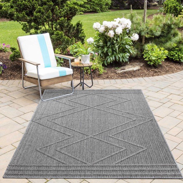 Covor de exterior gri 120x170 cm Patara – Ayyildiz Carpets-image-1
