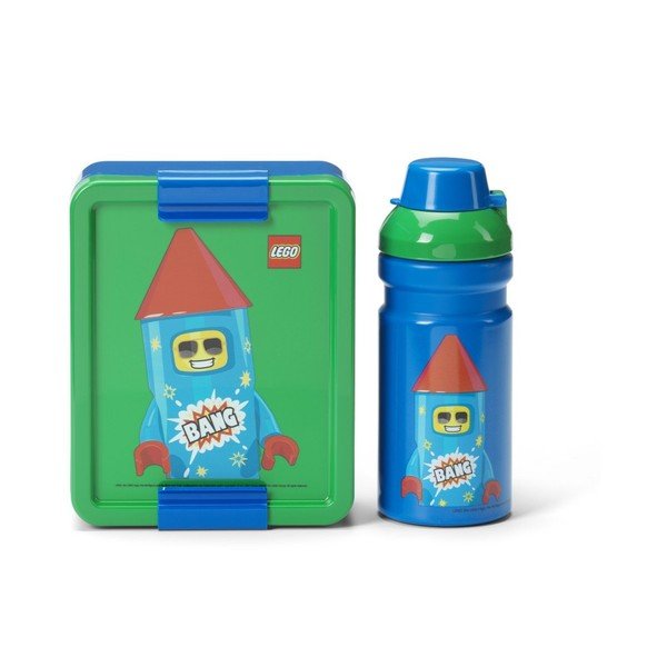 Cutie de gustări pentru copii cu sticlă Rocket – LEGO®