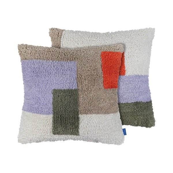 Față de pernă din bumbac 50x50 cm Brick – Mette Ditmer Denmark-image-2