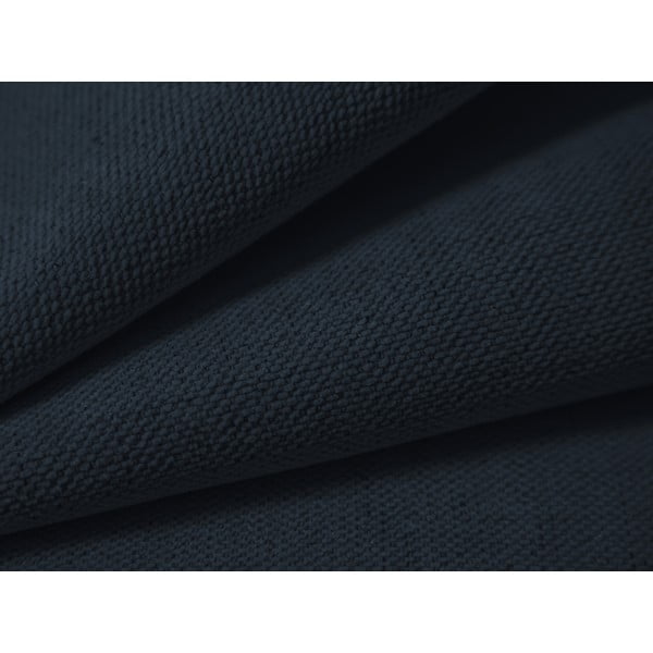 Pat matrimonial albastru închis tapițat cu spațiu de depozitare cu somieră 160x200 cm Lupine – Micadoni -image-4