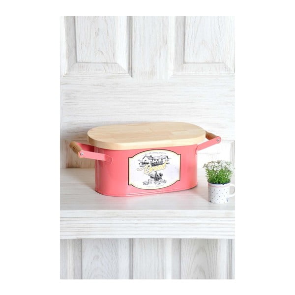 Cutie pentru pâine The Mia Bread, lungime 41 cm, roz