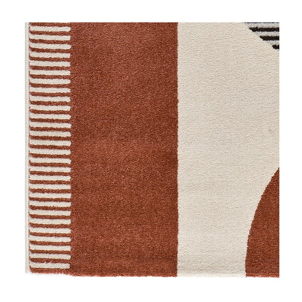 Covor roșu-gri 160x230 cm Gaia – Universal-image-2