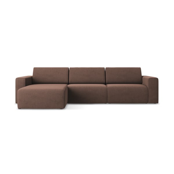 Colțar modular roz (cu colț pe partea stângă) Kalea – Makamii