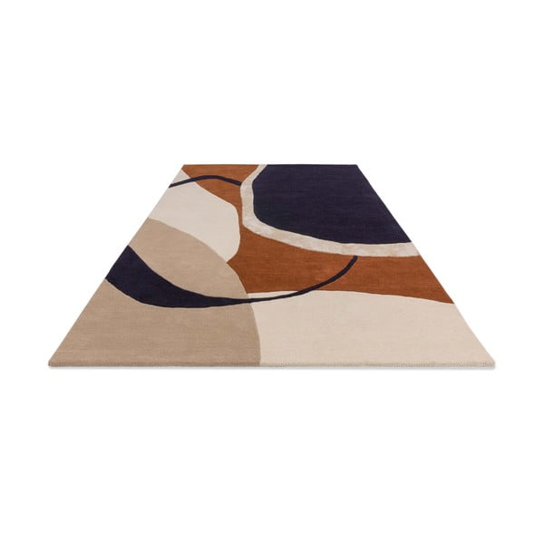 Covor cărămiziu handmade din lână 160x230 cm Matrix – Asiatic Carpets-image-4